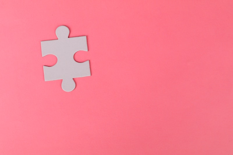 Photo of a puzzle piece