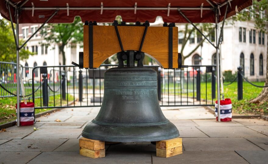 The Justice Bell at Independence National Historic Park