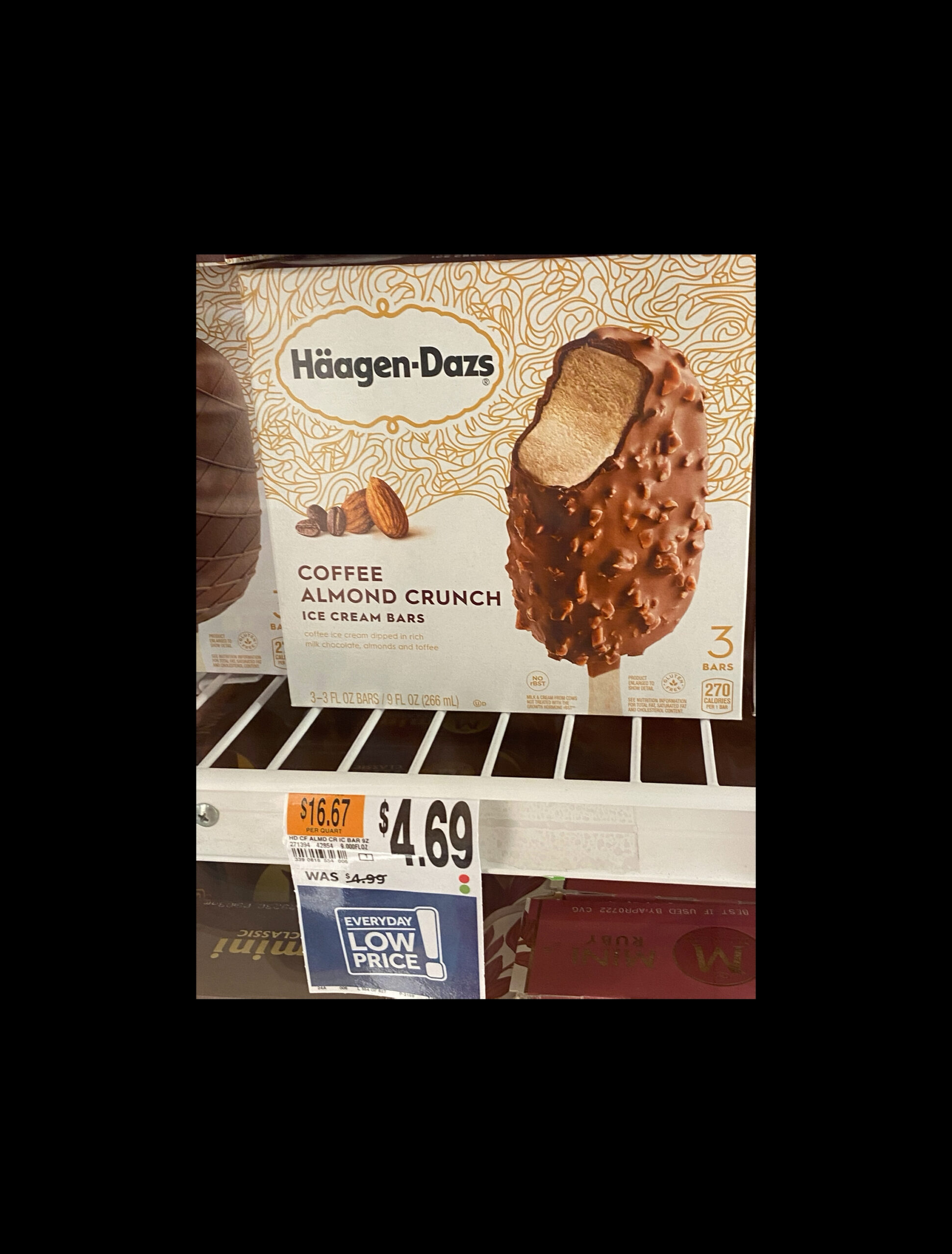 Haagen-Dazs Vanilla Milk Chocolate Almond Ice Cream Bars,, 56% OFF