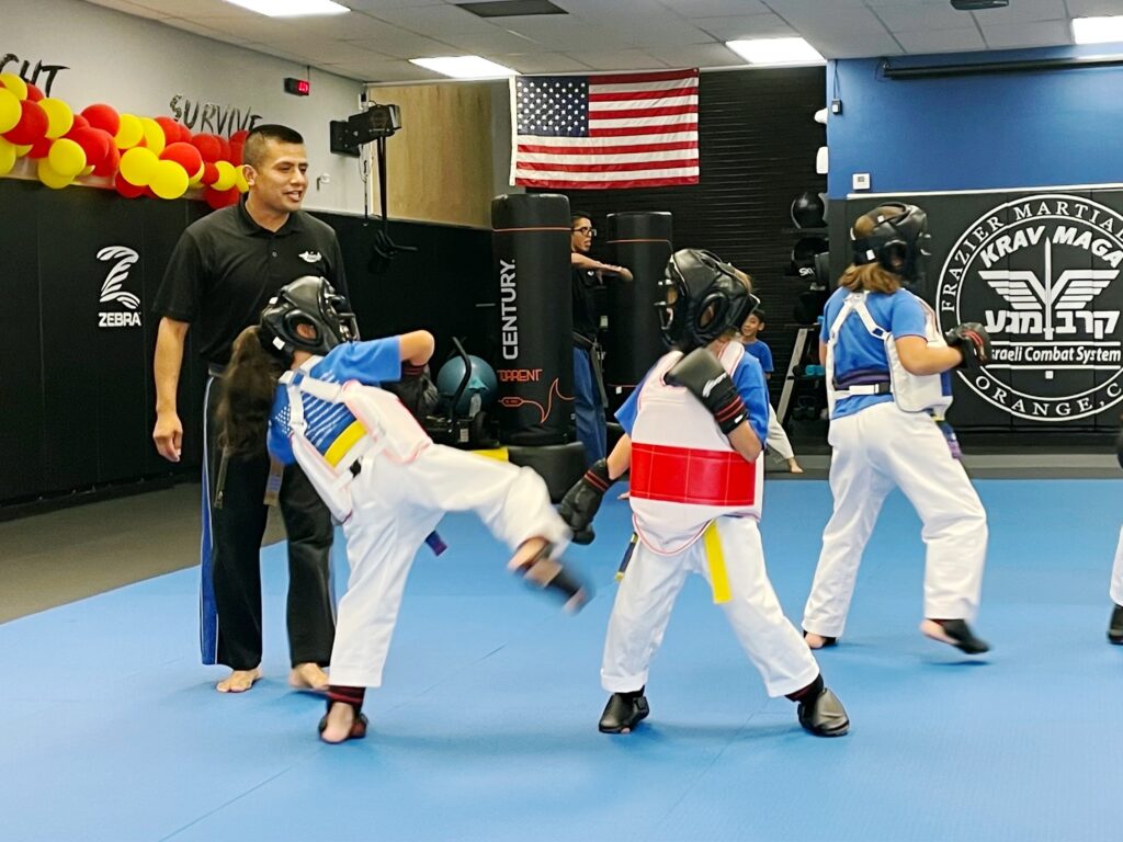 Children martial arts class
