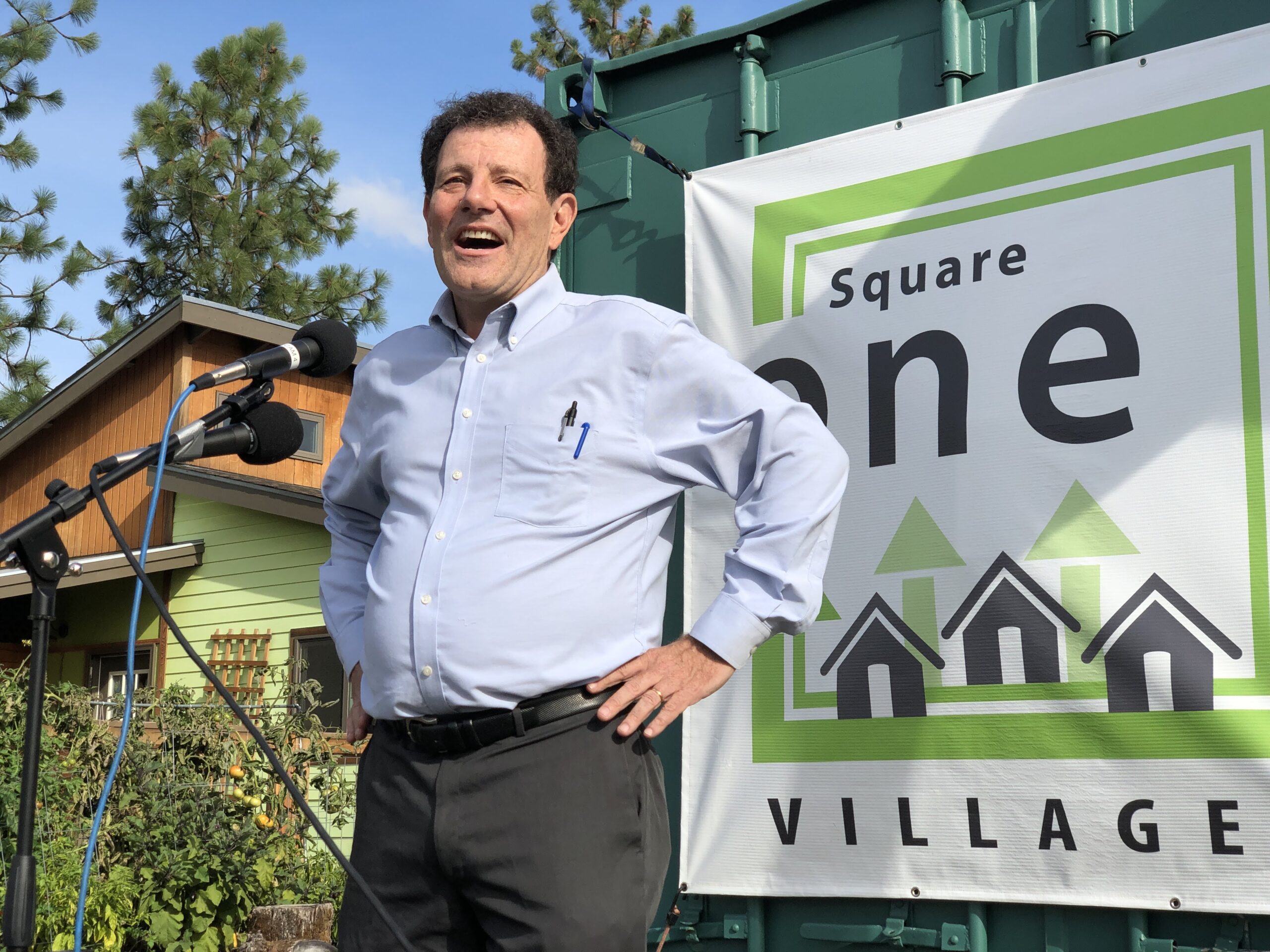 Nick Kristof in Eugene, OR