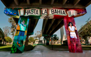 "Hasta La Bahia-All The Way To The Bay" mural by Victor Ochoa (Photo Credit: Todd Stands)