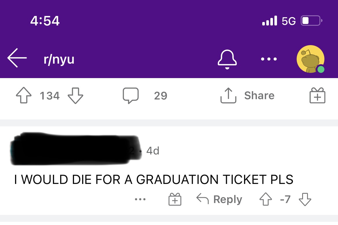 NYU Students Appear to Be Selling Graduation Tickets to Taylor Swift