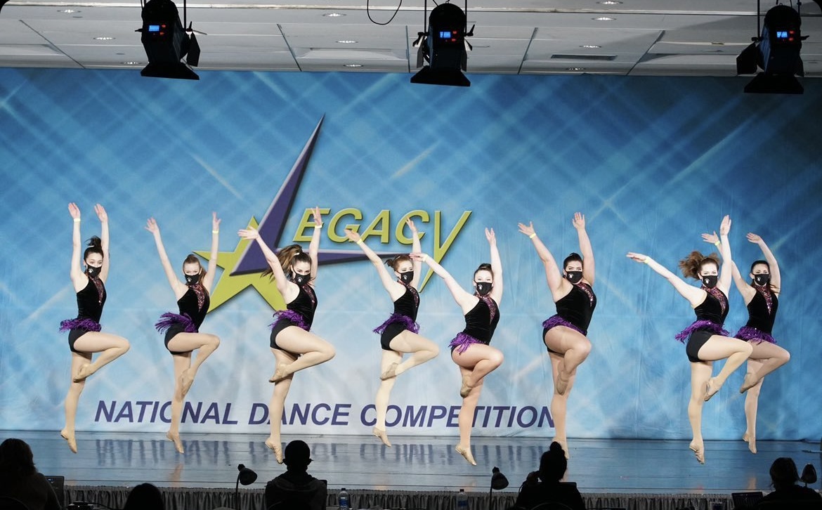 Cortland Performance Arts Institute's company dancers at a competition