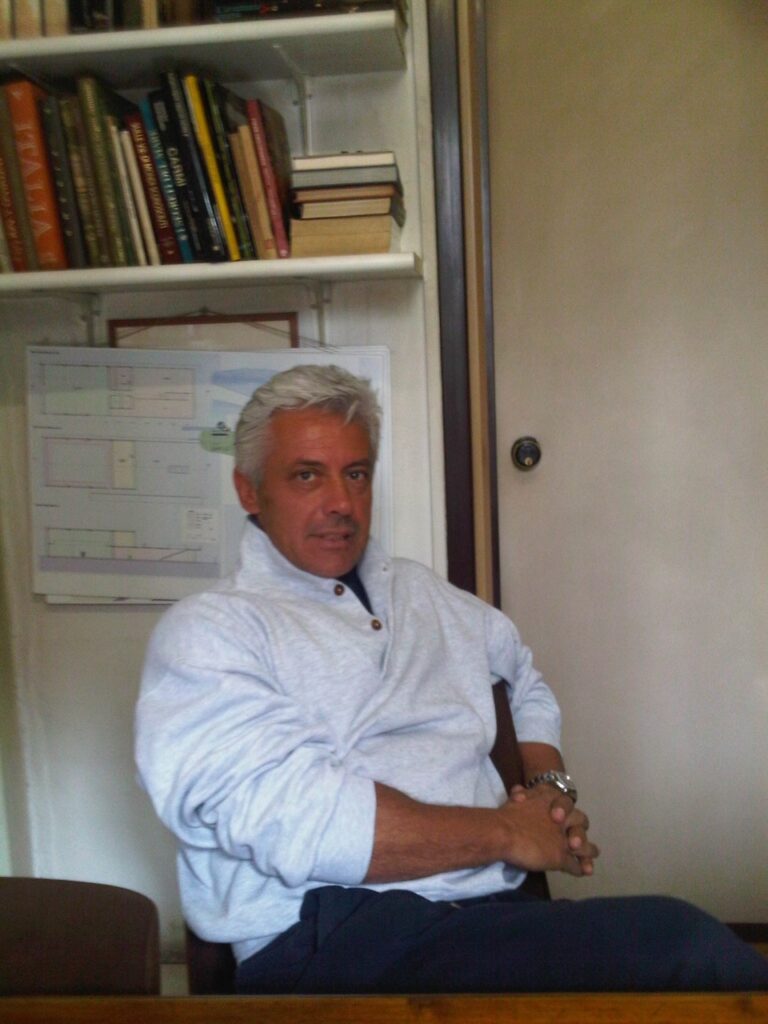Mr. Luigi Rossi, the Vice President of Pane Quotidiano (Daily Bread) - Photograph courtesy Mr. Luigi Rossi