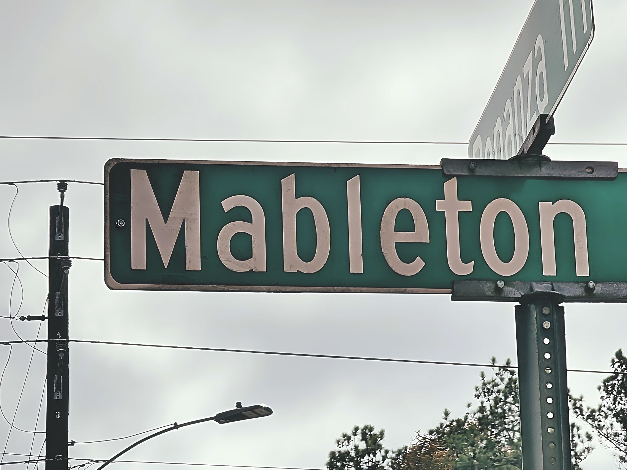 Mableton Street Sign