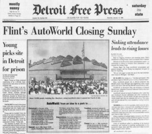 1985 Detroit Free Press Article on Flint's Autoworld