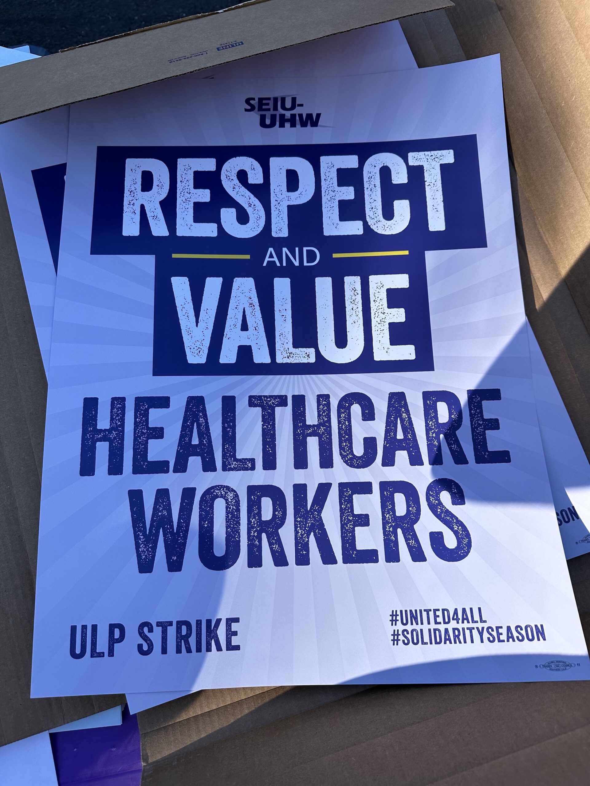 Kaiser healthcare unions say weeklong strike possible early next