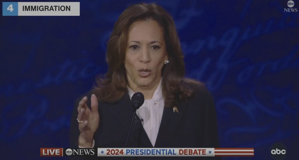 Harris at debate