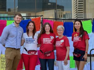 Bobby Watson is shown with members from Moms Demand Action. [Credit: Bobby Watson]