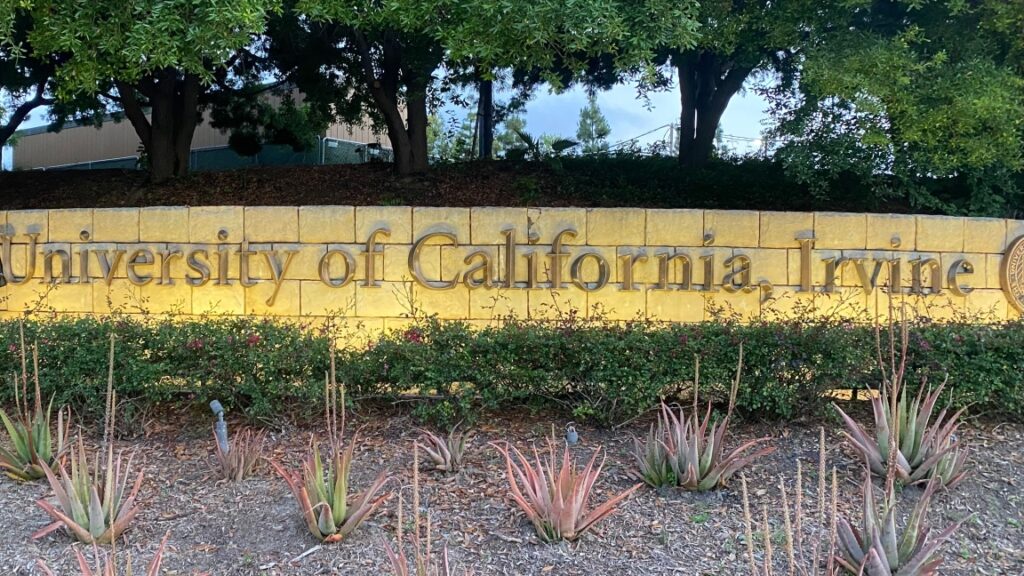 UC-Irvine sign