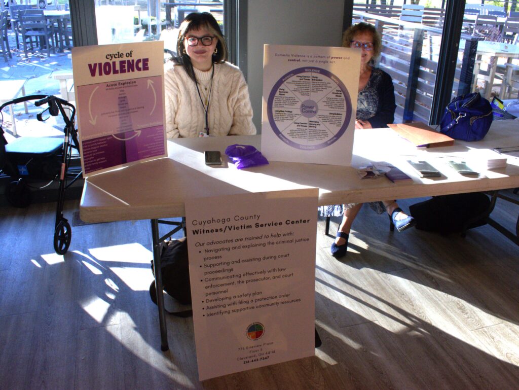 Domestic Violence Awareness booth