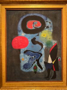 The Red Sun, created by Joan Miró in 1948. [Credit: Anabelle Anthony]