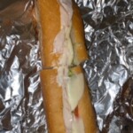 Turkey and cheese hoagie. By: Bria Davis