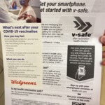 ( What to expect before and after COVID-19 Vaccine packet.Photo by:Bria Davis)