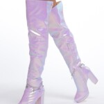 Lilac Fairy star high boots photo by: Gabi Hall