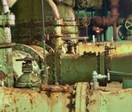 A central pump inside of Trenton Water Works [Credit: NJ DEP]
